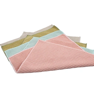 270~360gsm 80 polyester 20 polyamide custom lint free microfiber towel kitchen cleaning towel microfiber cloth