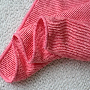 Plain fabric colorful customized size 80 polyester 20 polyamide microfiber cloth napkins