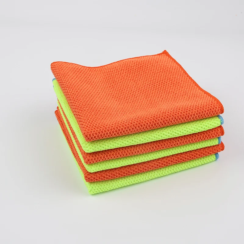80 polyester 20 polyamide special custom lint free microfiber dish cloth