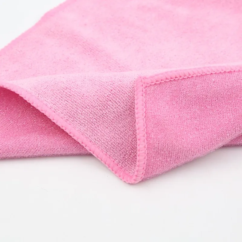 wholesale china factory microfiber polyester polyamide weft knitted fabric kitchen towel set