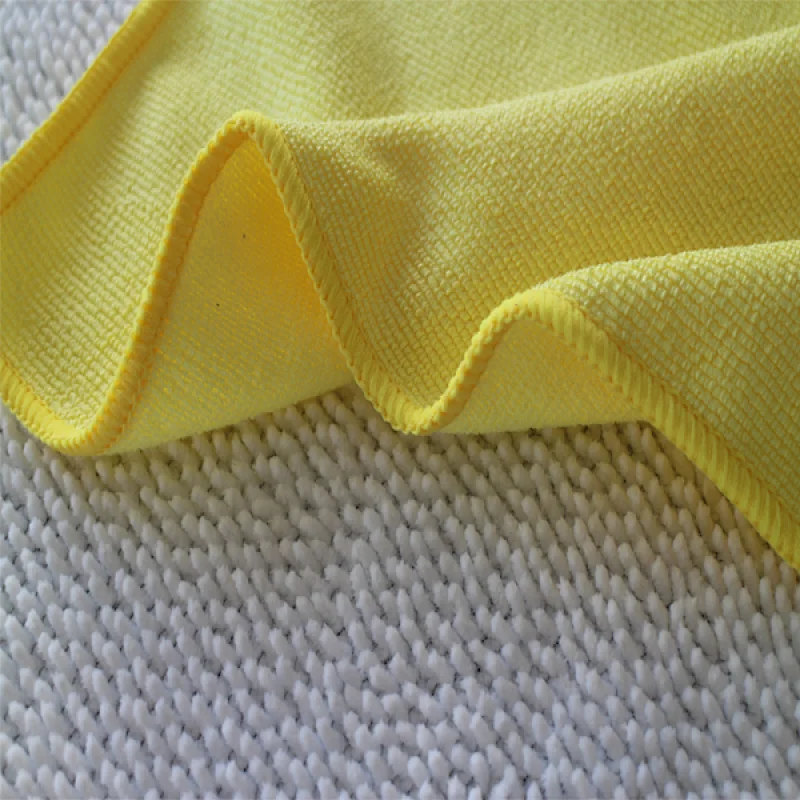 Plain fabric colorful customized size 80 polyester 20 polyamide microfiber cloth napkins