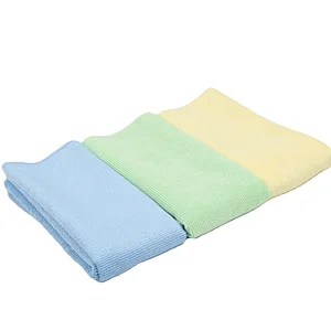 270~360gsm 80 polyester 20 polyamide custom lint free premium kitchen towel microfiber cloth