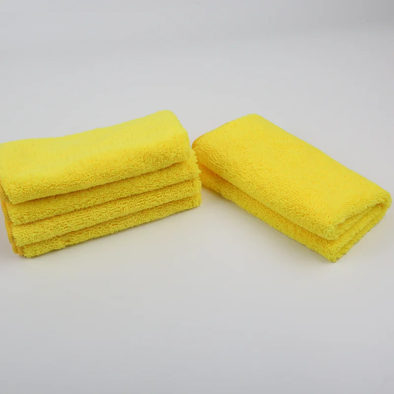 40x40cm 320~550gsm microfiber car drying towel absorbent towel for car cleaning