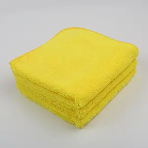 40x40cm 320~550gsm microfiber car drying towel absorbent towel for car cleaning