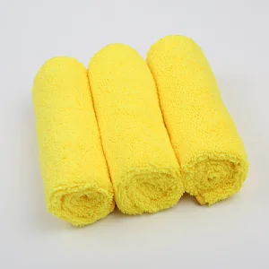 40x40cm 320~550gsm microfiber car drying towel absorbent towel for car cleaning