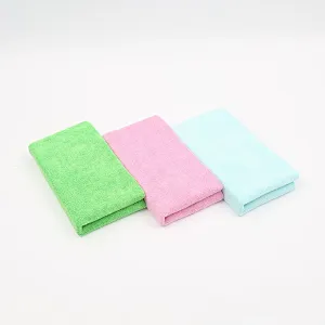wholesale china factory microfiber polyester polyamide weft knitted fabric kitchen towel set