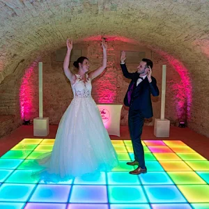 磁铁磨砂RGB LED地板砖