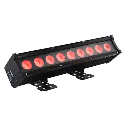 Outdoor WIFI App 9x18W RGBAW UV Battery Powerd Wireless Led Wall Washer