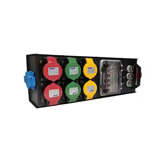 7 Road 16A Waterproof Output Power Distributor In Rectangle Shape