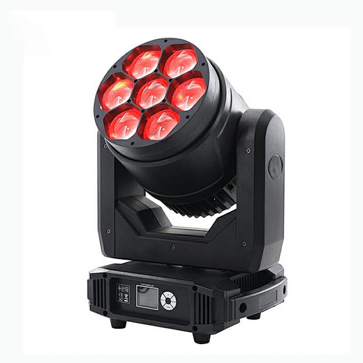 7pcs 40w BEE EYE Rotating LED Moving Head Light With Zoom