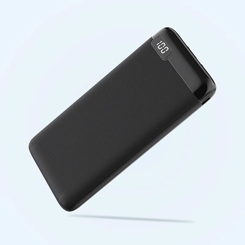 10000mah LED compact portable power bank