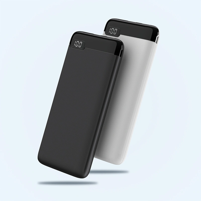 10000mah LED compact portable power bank