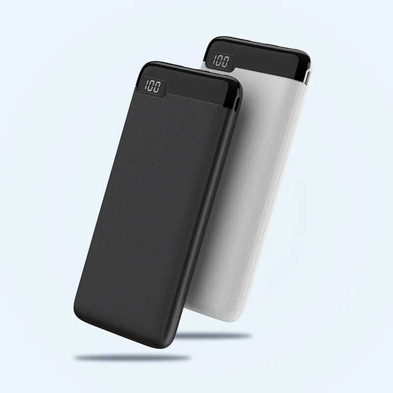 10000mah LED compact portable power bank