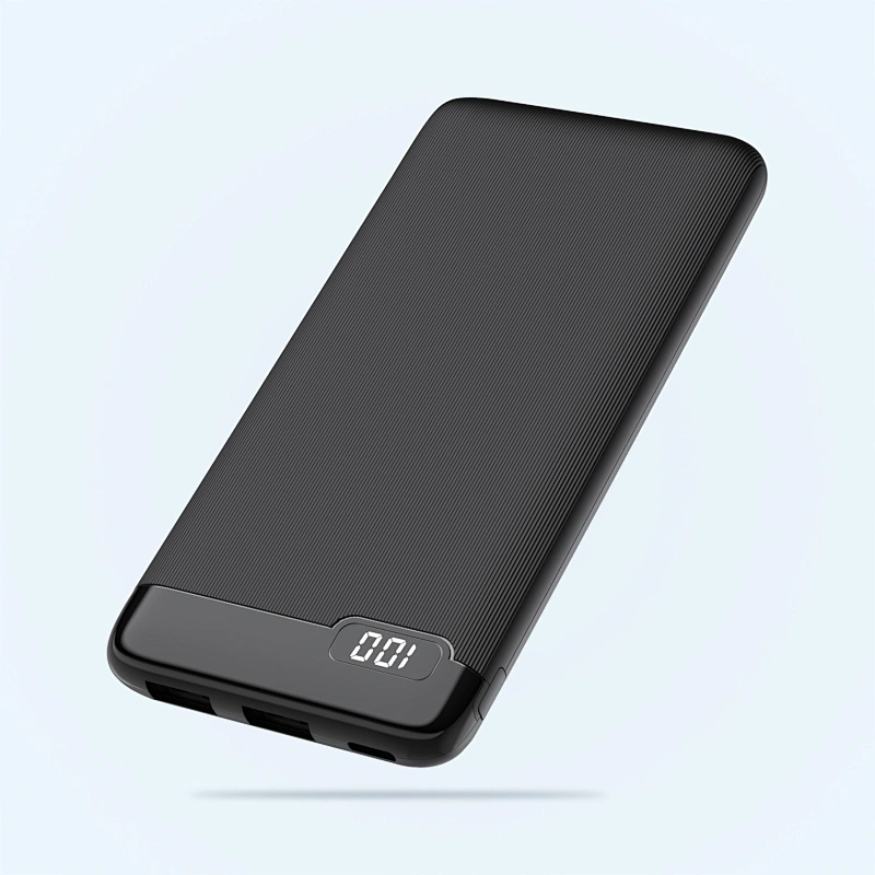10000mah LED compact portable power bank