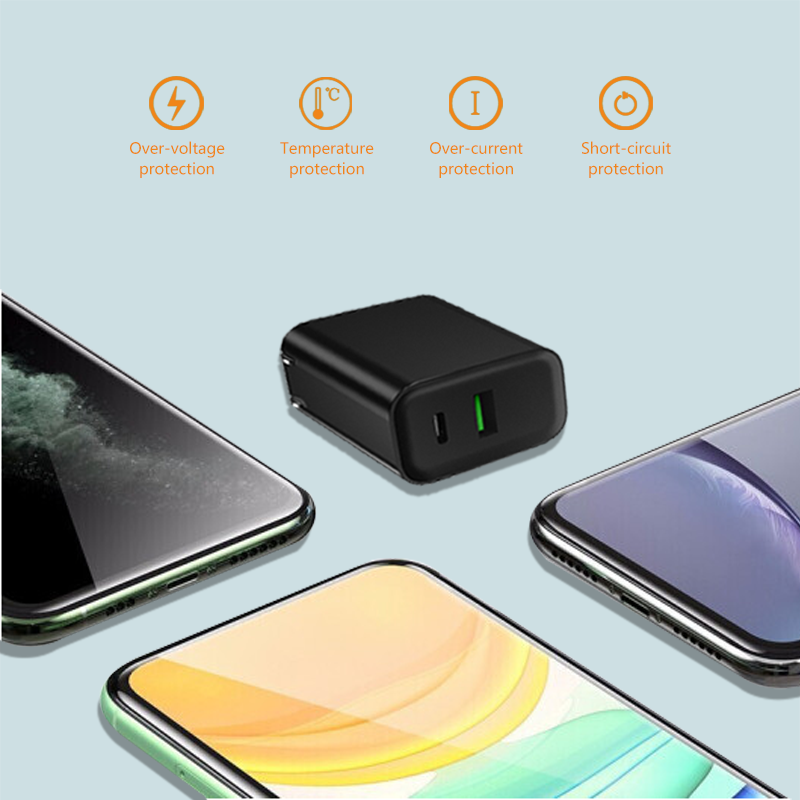 PD20W+QC18W Travel Charger
