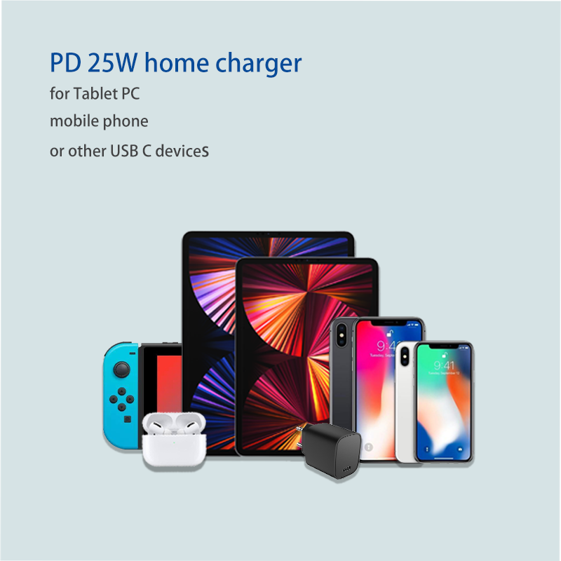 Single PD25W Travel Charger