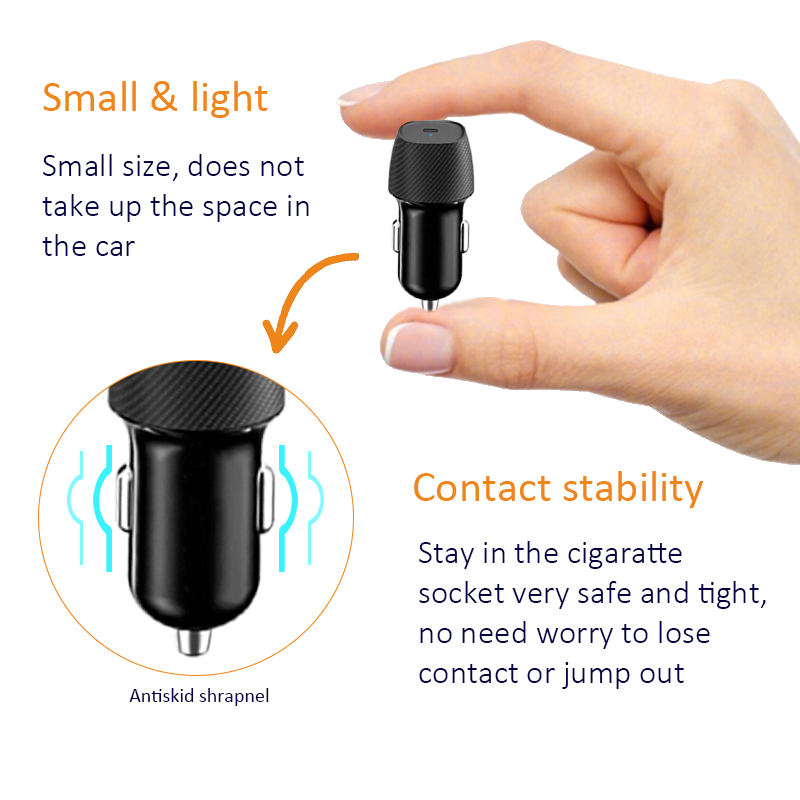 Single PD 30W Car Charger