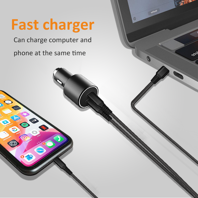 PD60W+QC18W Car Charger