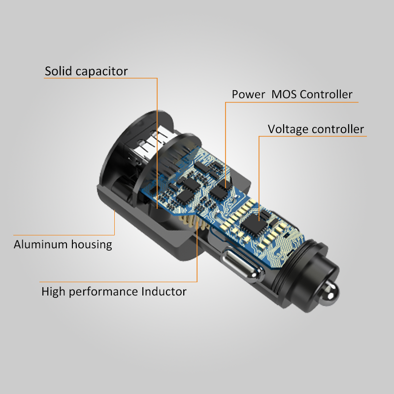 PD60W+QC18W Car Charger