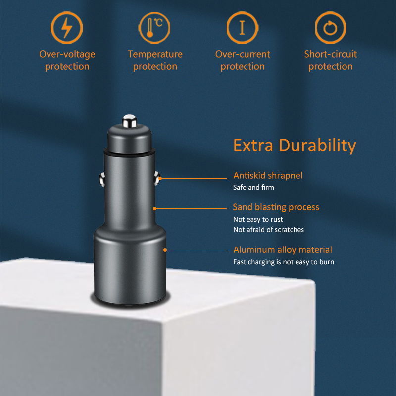 PD20W+QC18W Car charger