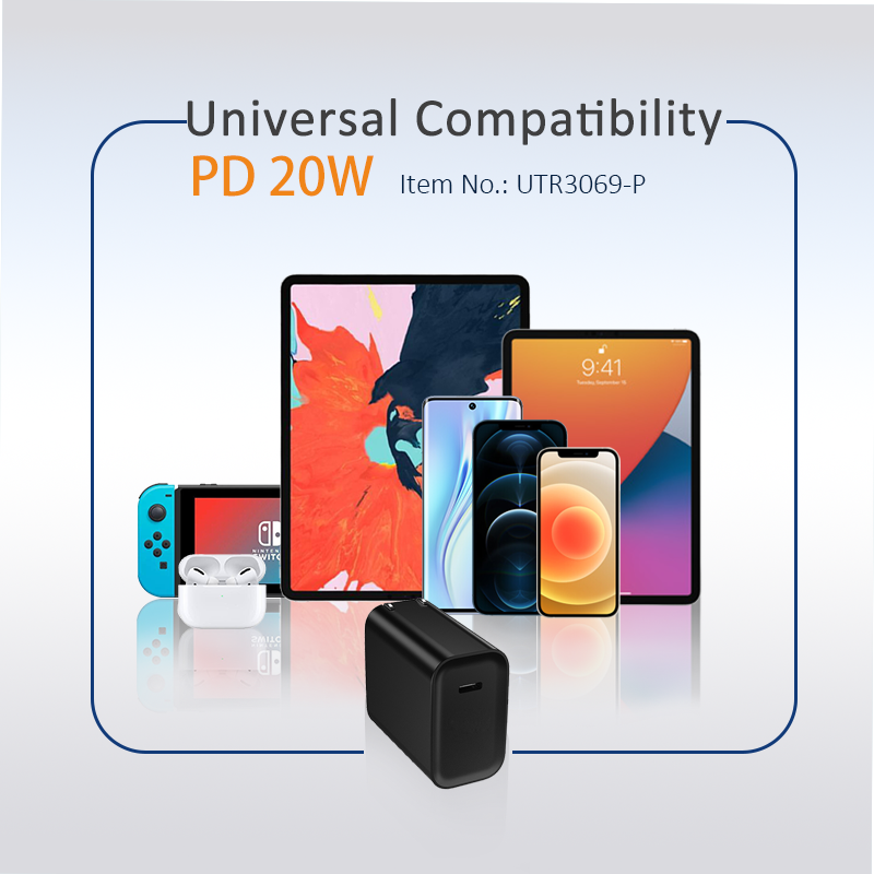 Single PD 20W Travel Charger