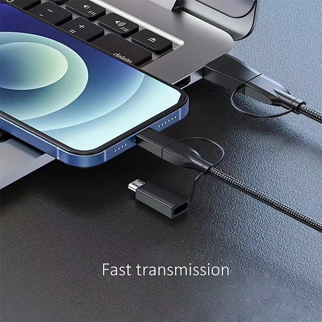 6 in 1 USB data cable