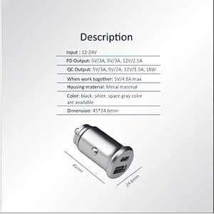 PD30W+QC18W Car Charger