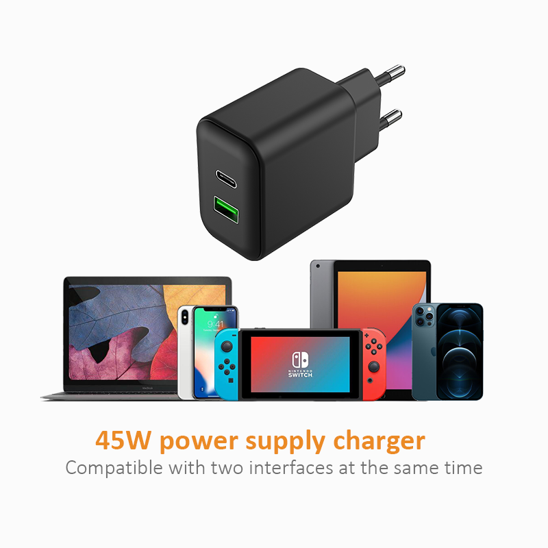 PD 30W+QC 18W Travel charger