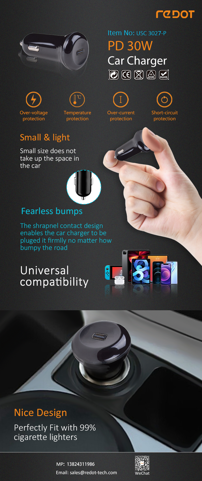PD30W Car charger