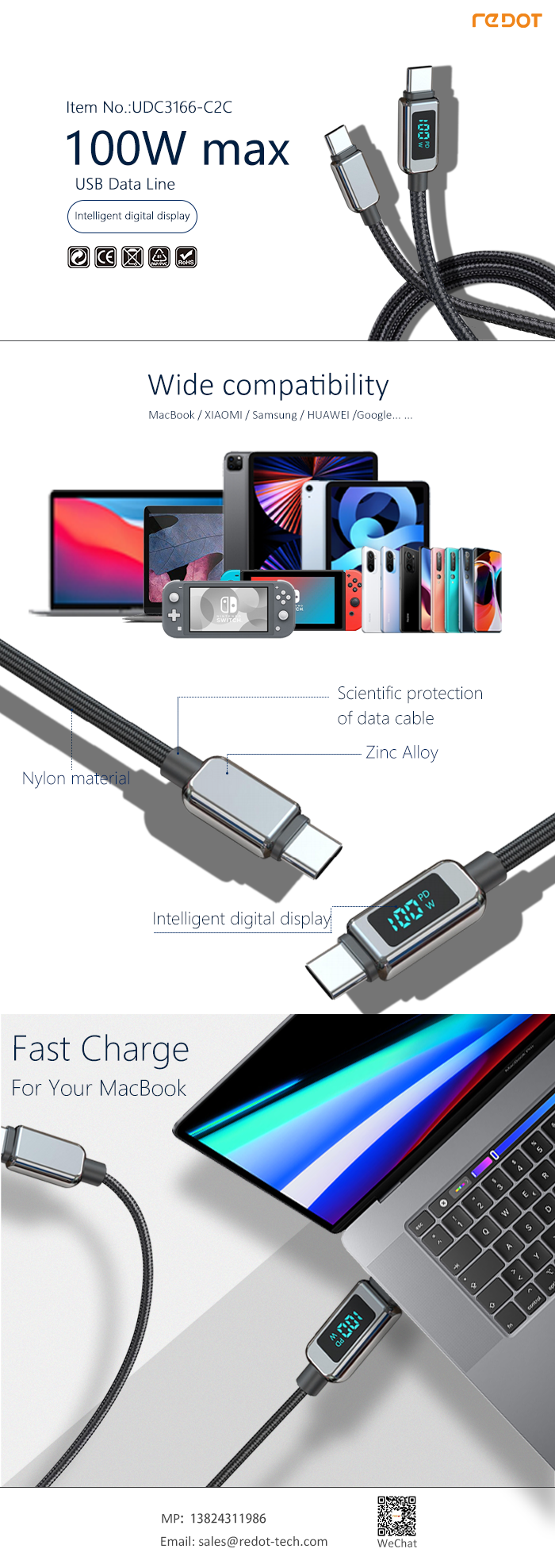 Monitor Screen Display Data cable