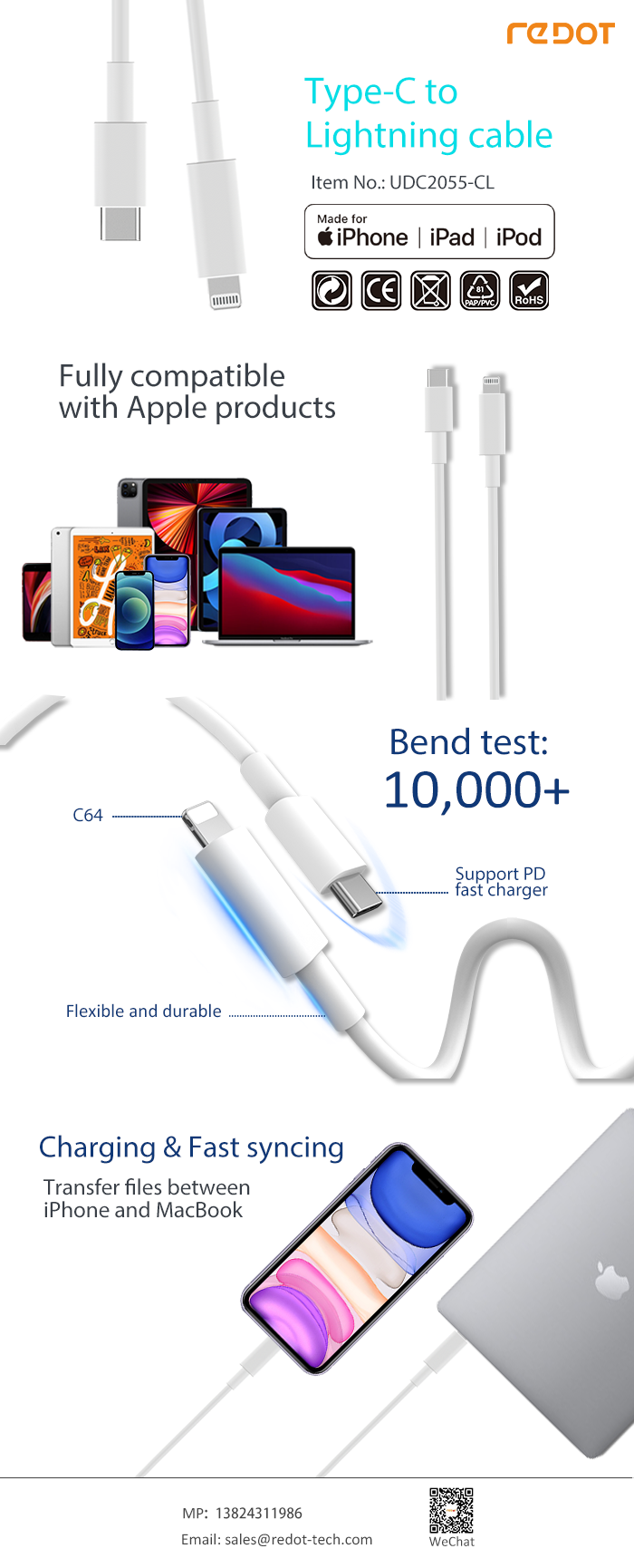 USB-C to Lightning Cable