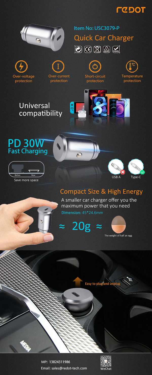 PD 30W Car Charger