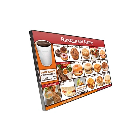 scheda menu digitale