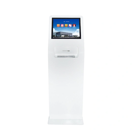 Chiosco touch screen di informazioni pubblicitarie