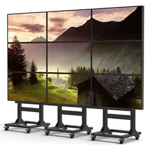 Extreme narrow bezel LCD video walls