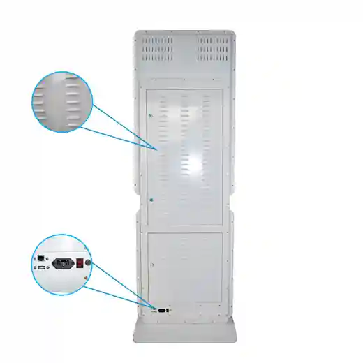 Backlight integrated floor standing digital signage