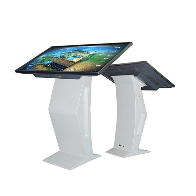 lobby advertising touch kiosk
