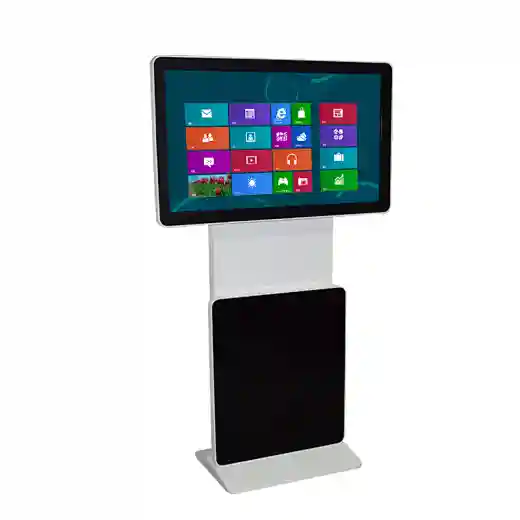 Backlight integrated floor standing digital signage