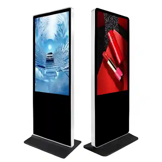 floor standing signage display (silvery)