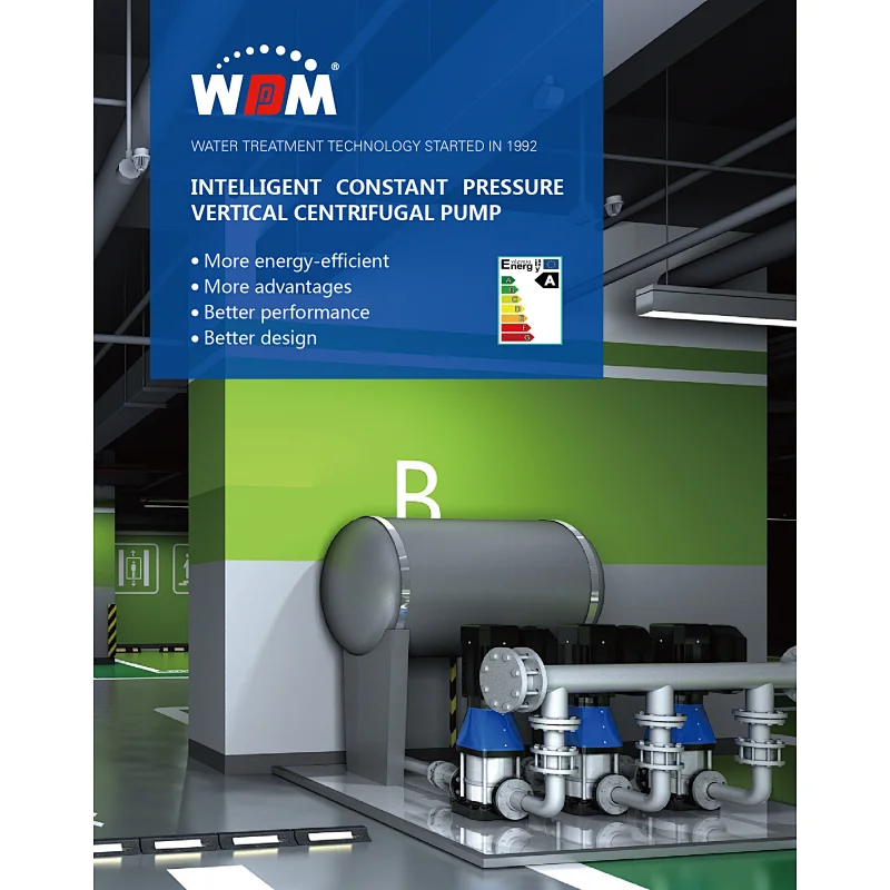 intelligent permanent magnet frequency conversion constant pressure  vertical centrifugal pump