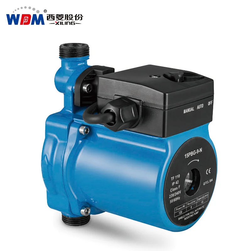 Shield type cool&hot  water circulating automatic boosting pump