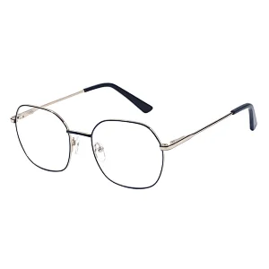 Lady metal fashion optical frame hexagon PF-M0206