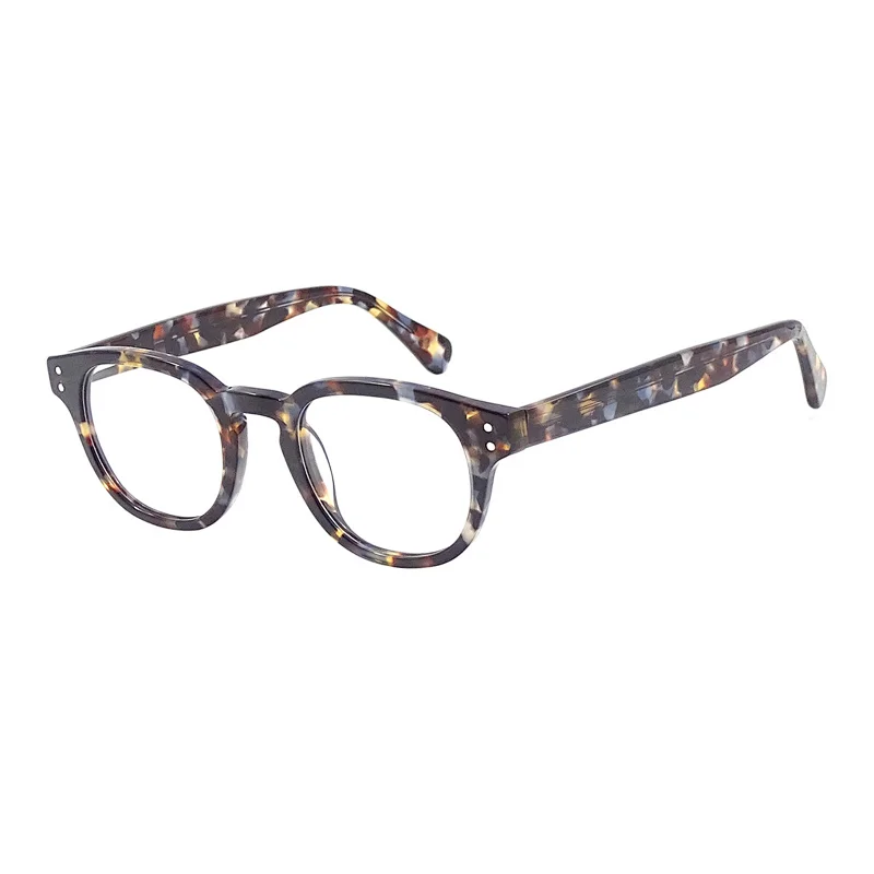 Lady handmade acetate textured optical frame