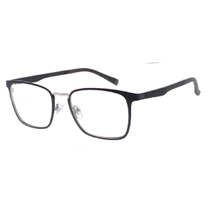 Man metallic fashion optical frame
