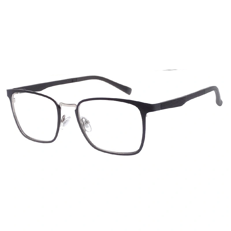 Man metallic fashion optical frame