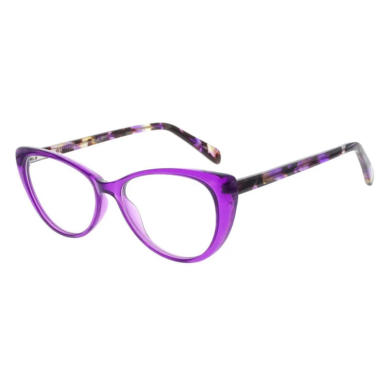 Lady injection sophisticated cat-eye optical frame
