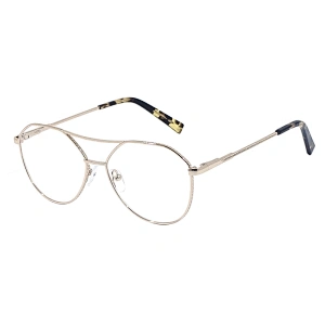 Lady metal fashion optical frame polygon PF-M0199
