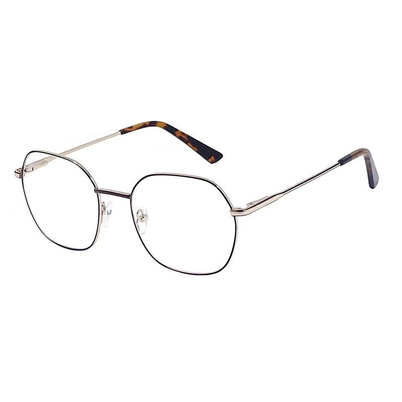 Lady metal fashion optical frame hexagon PF-M0206