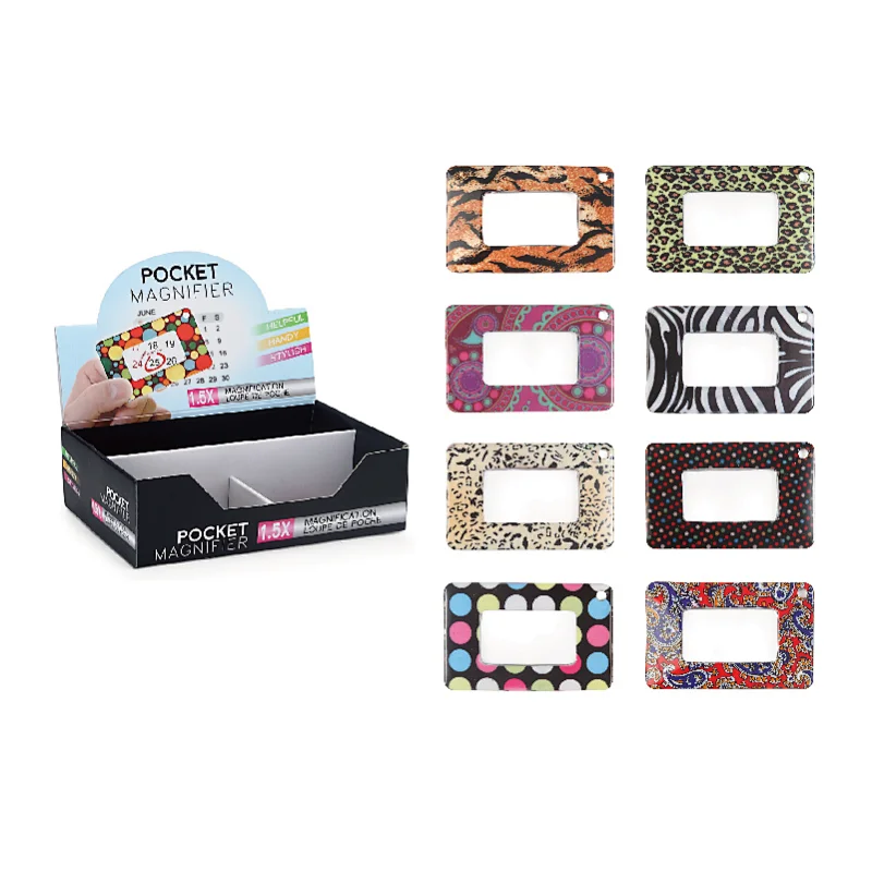 Lightweight Plastic Wallet Magnifier AD164-21