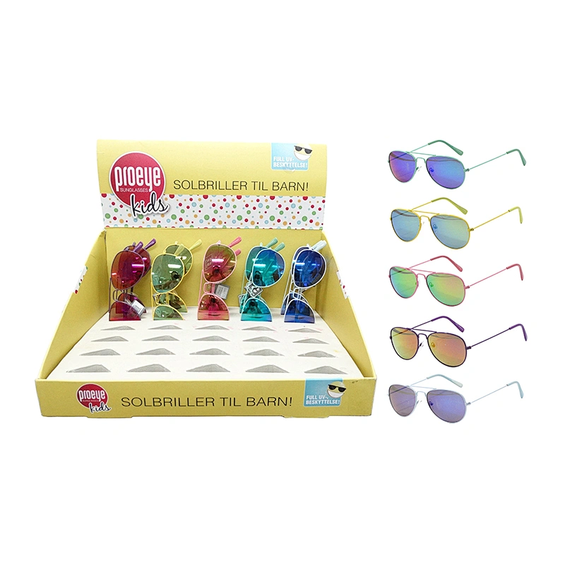 Kids Metal Fashion Sunglasses PDQ Pack KD053